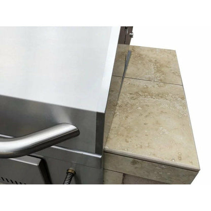 KOKOMO St. Martin 4' Charcoal Built In BBQ Island - ST.MARTIN