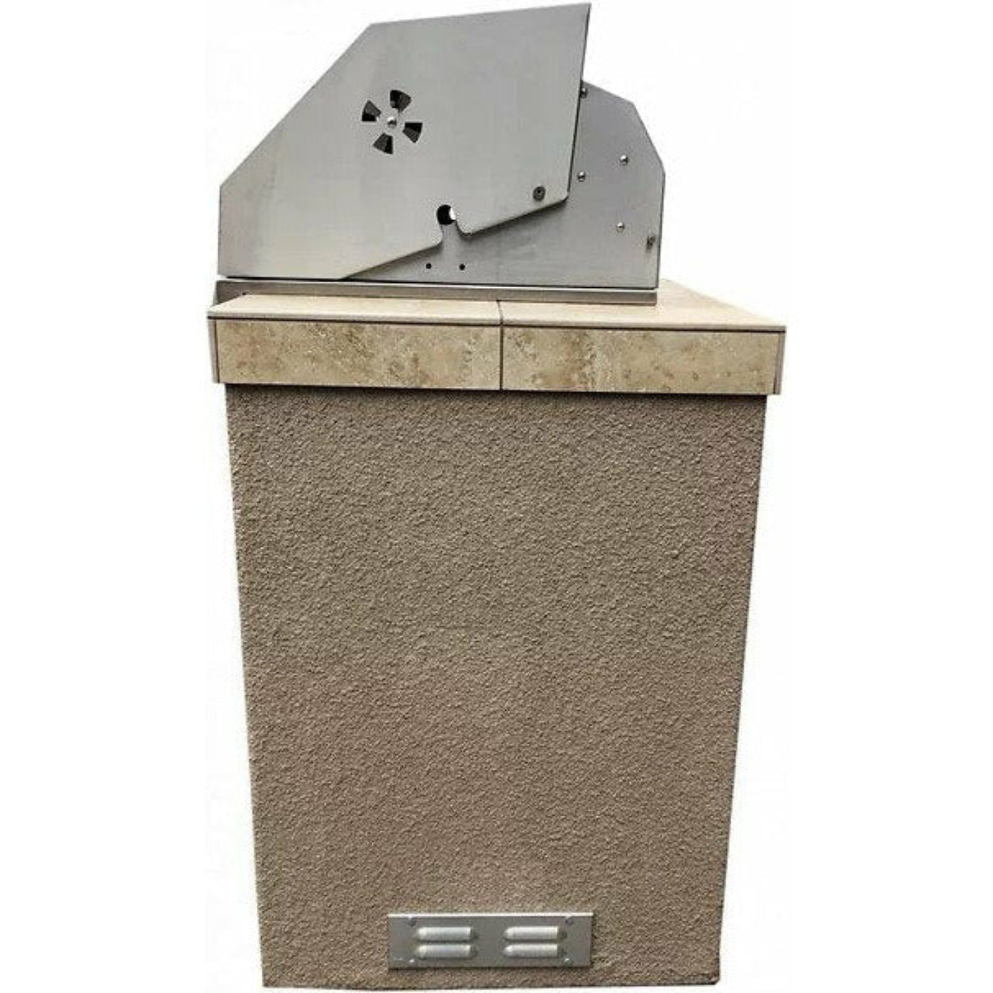 KOKOMO St. Martin 4' Charcoal Built In BBQ Island - ST.MARTIN