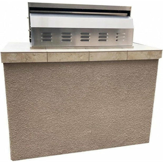 KOKOMO St. Martin 4' Charcoal Built In BBQ Island - ST.MARTIN