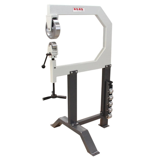 KAKA Industrial F1.2x710 28-Inch Throat English Wheel, Easy Operation Sheet Metal Forming with 6 Pieces Forming Wheels -173221