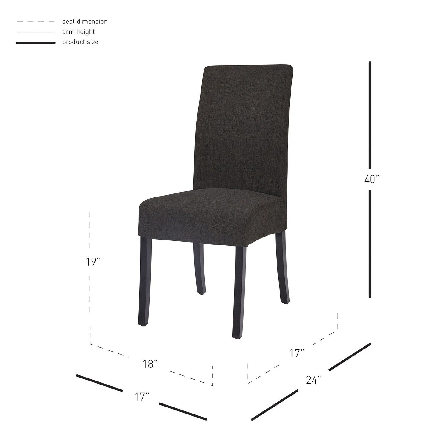 New Pacific Direct Valencia Fabric Chair, (Set of 2) -  108239-HS02