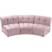 Meridian Furniture Limitless Pink Velvet Modular Sofa - 645Pink