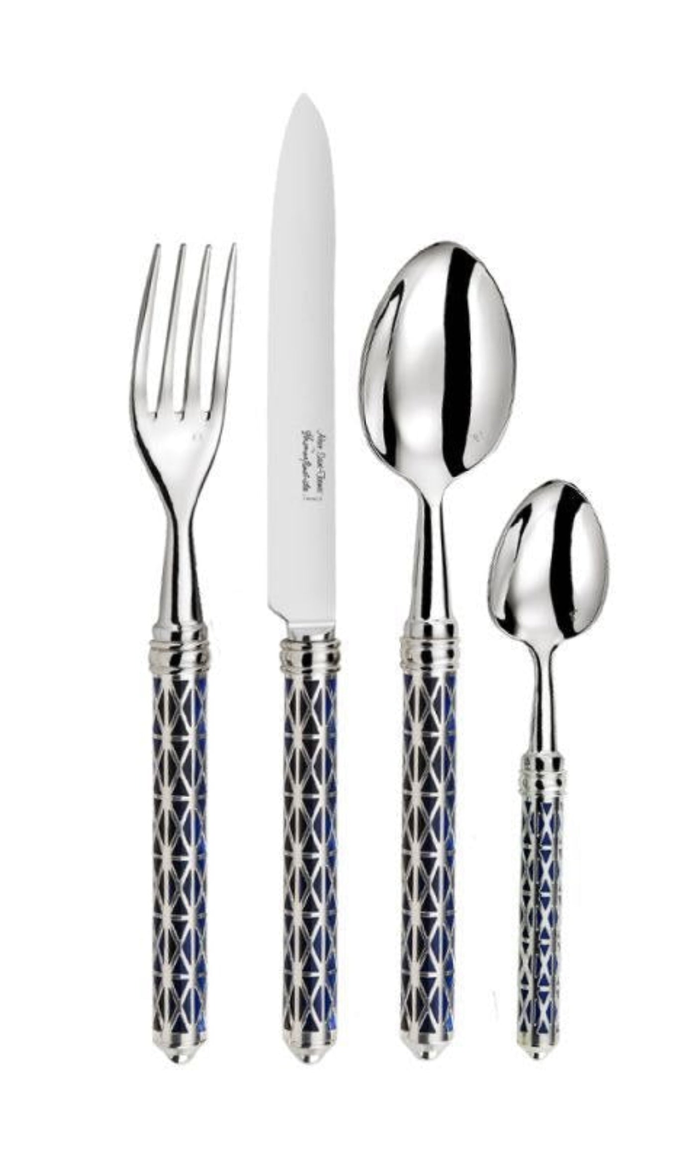 Char-Griller Louxor Silver & Blue Carving Set - 2 Pieces - 1769851220585_722