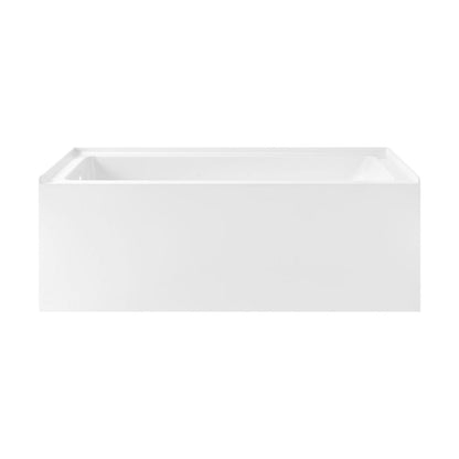 Char-Griller Voltaire 60" x 30" Left Drain Skirted Soaking Bathtub with Apron ADA Height in G - 1769836469670_896