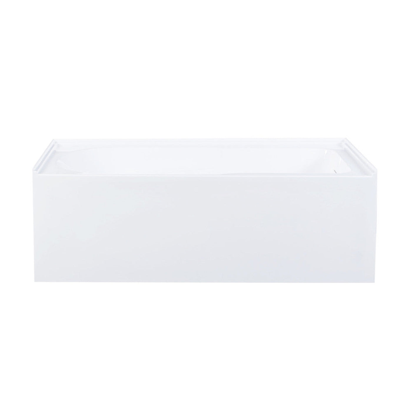 Char-Griller Voltaire 60 x 30 Skirted Right Drain Soaking Apron Bathtub in Glossy White with - 1769842555286_45