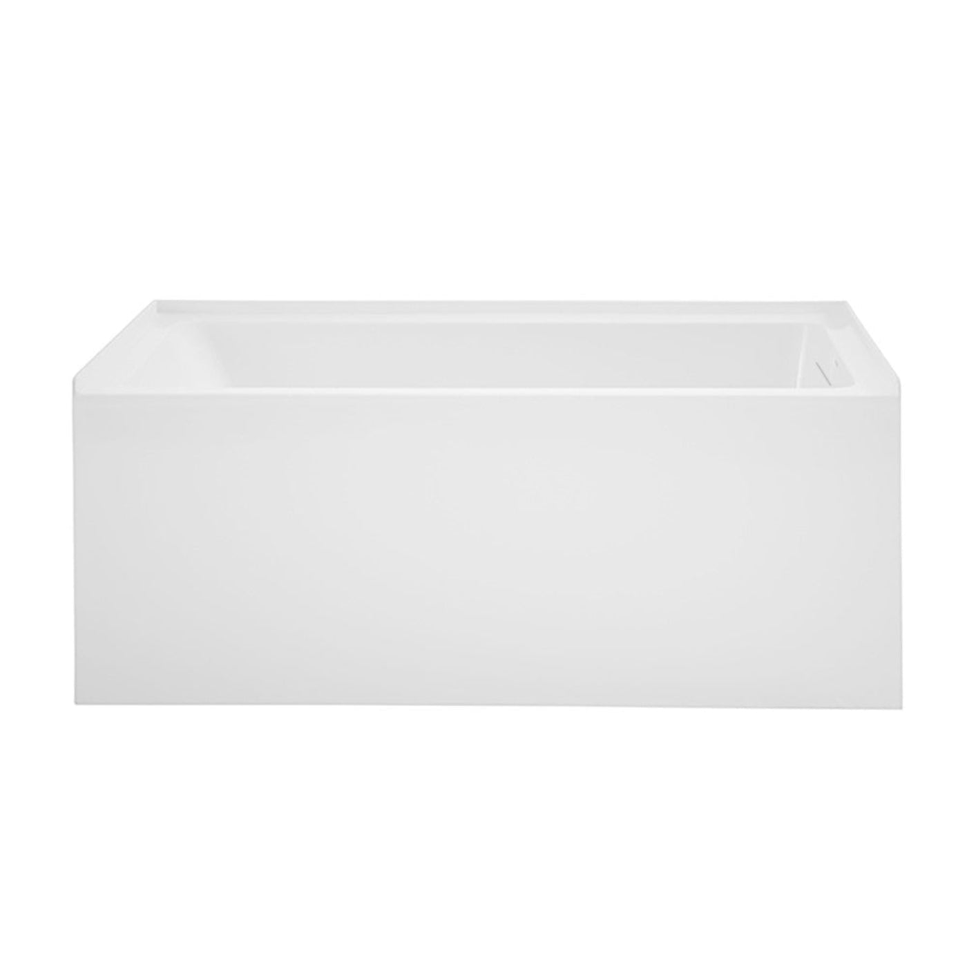 Char-Griller Voltaire 60" x 30" Left Drain Skirted Soaking Bathtub with Apron ADA Height in G - 1769836469670_896
