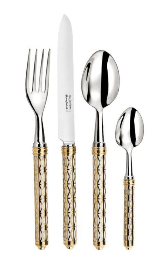 Char-Griller Louxor Gold & White Salad Set - 2 Pieces - _1769848213025_702