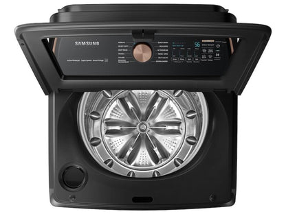 SAMSUNG 5.5 CF SMART TL WASHER W AUTO DISPENSE SYSTEM AND SUPER SPEED - WA55A7700AV-KT