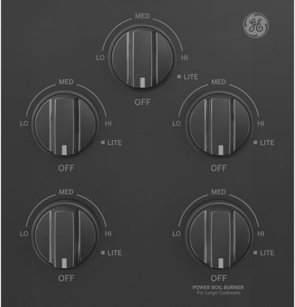 GE APPLIANCES JGP3036DLBB GE(R) 36" Built-In Gas Cooktop with Dishwasher-Safe Grates -JGP3036DLBB-KT