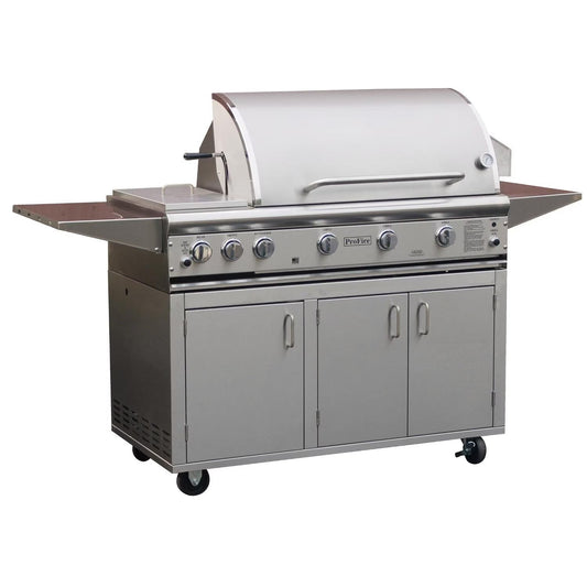 ProFire Professional Deluxe Series 48-Inch Built-In Infrared Hybrid Gas Grill With Double Side Burner -  PFDLX48SIH-P