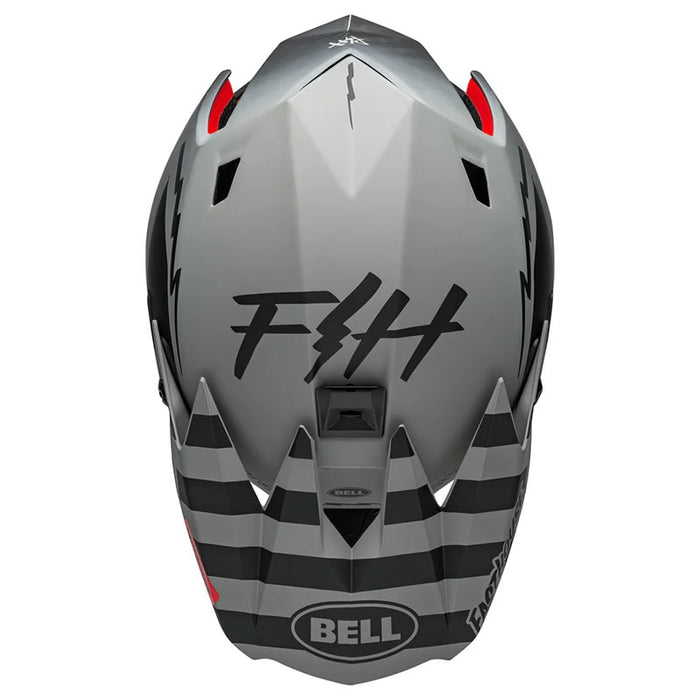 Bell Bike Full-10 Spherical Bicycle Helmets Fasthouse Happy Hour Matte Gray/Black Large - 7158282