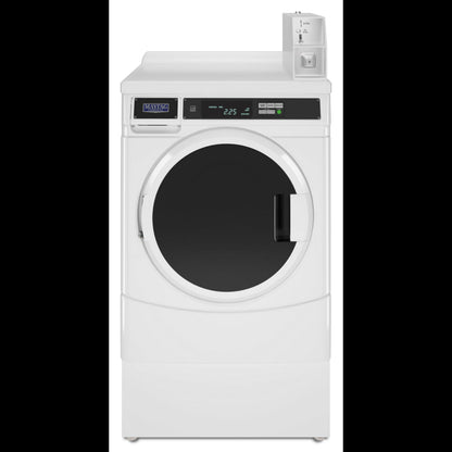 WHIRLPOOL 27" Commercial Gas Front-Load Dryer Featuring Factory-Installed Coin Drop with Coin Box White - CGD9150GW-KT