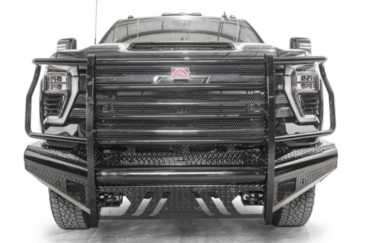 Fab Fours CH24-S6160-1 Chevy Silverado 2500/3500 2024-2026 Black Steel Front Bumper Full Guard