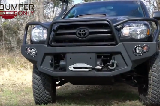 Fab Fours GM14-C3152-1 GMC Sierra 2500/3500 2015-2019 Premium Front Bumper Sensor Winch Ready with Pre-Runner Guard