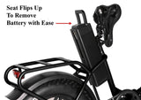 T4B 36V/13AH Fat 2-Way Fat Tire Folding Electric Bike  - EB-350WFATBLK