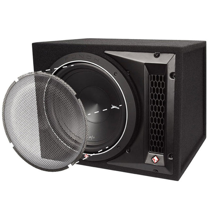 Rockford Fosgate Punch 12" 500W 4-Ohm Single Loaded Vented Enclosure 4 Pack - 194498