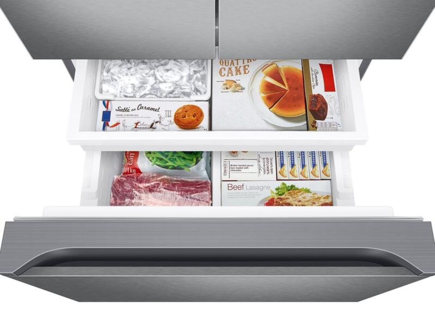 SAMSUNG REFRIGERATION   FRENCH DOOR   3DR - RF22A4221SR-KT