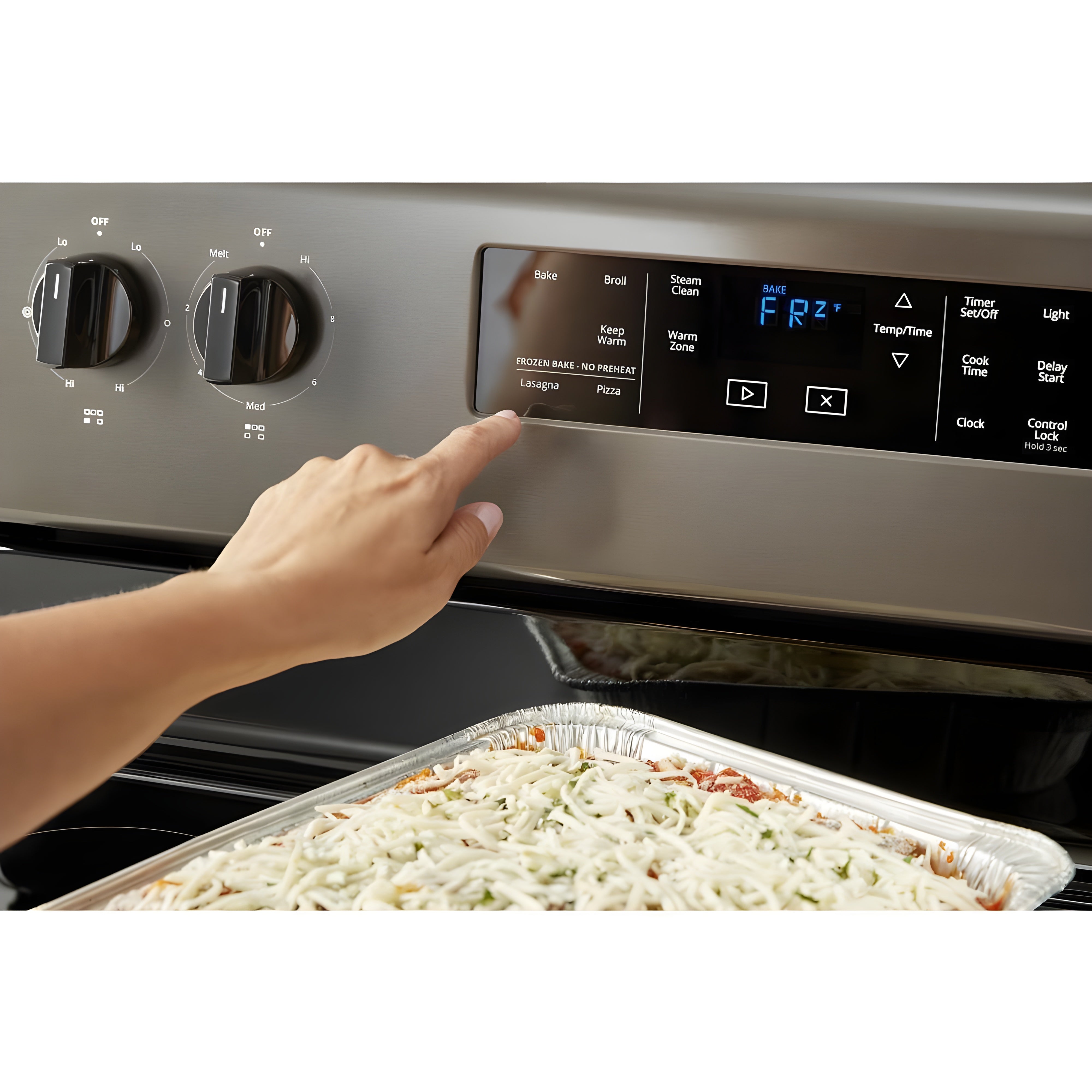 WHIRLPOOL WFE505W0JV 5.3 cu. ft. Whirlpool® electric range with Frozen Bake technology - WFE505W0JV-KT