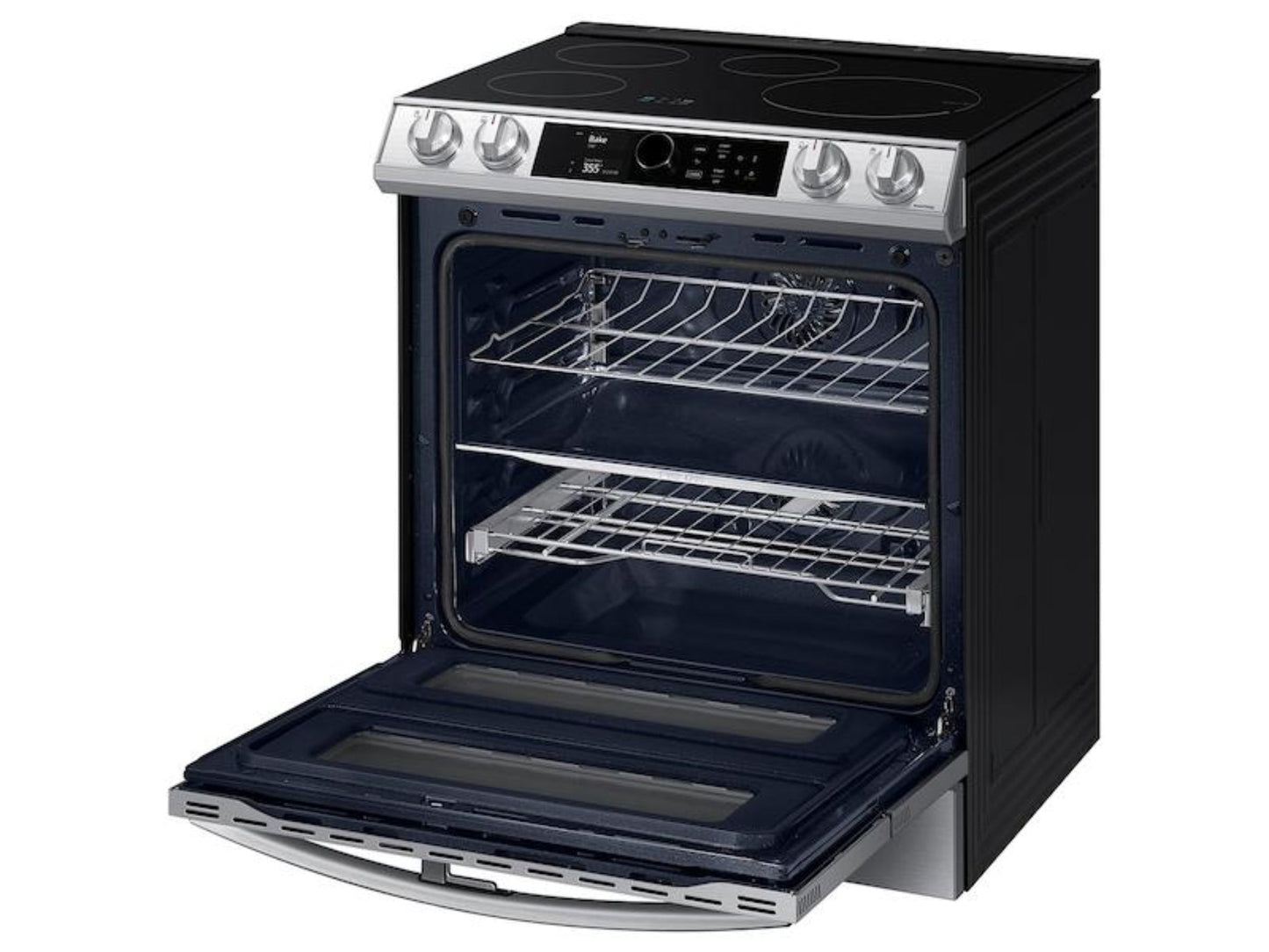 Samsung 6.3 cf Induction Slide-In w/ Flex Duo™, Smart Dial & Air Fry - NE63T8951SS-KT