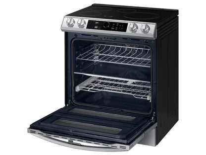 Samsung 6.3 cf Induction Slide-In w/ Flex Duo™, Smart Dial & Air Fry - NE63T8951SS-KT