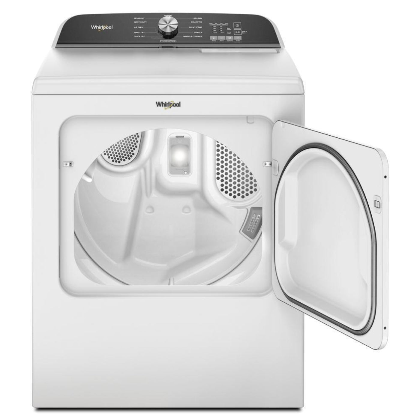 WHIRLPOOL WED6150PW 7.0 Cu. Ft. Whirlpool® Top Load Electric Dryer with Moisture Sensor - WED6150PW-KT