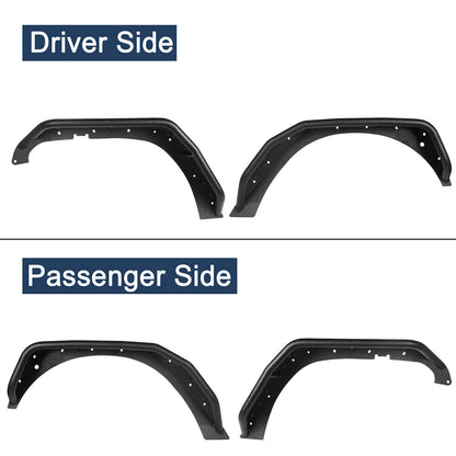 Hooke Road Fender Flares(07-18 Jeep Wrangler JK) - HE.2048&Z02