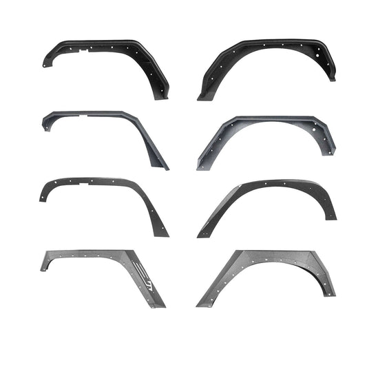 Hooke Road Fender Flares(07-18 Jeep Wrangler JK) - HE.2048&Z02