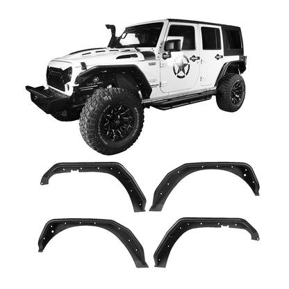 Hooke Road Fender Flares(07-18 Jeep Wrangler JK) - HE.2048&Z02