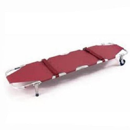 Ferno 11 Folding Emergency Stretcher with Wheels and Posts - FNO-0101110