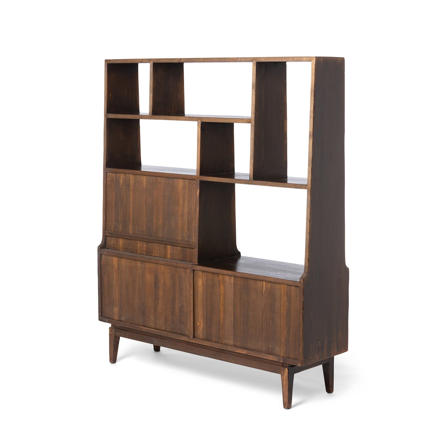 Park Hill Collection Campbell Etagere Cabinet - Versatile Multi-Functional Storage for Home Office & Living Room Decor - EFC26002