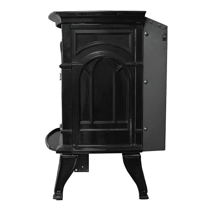 Ashley Hearth AGC500VFN Cast Iron Natural Gas Stove Vent Free 1,500 sq. ft. 32,000 BTU Black New