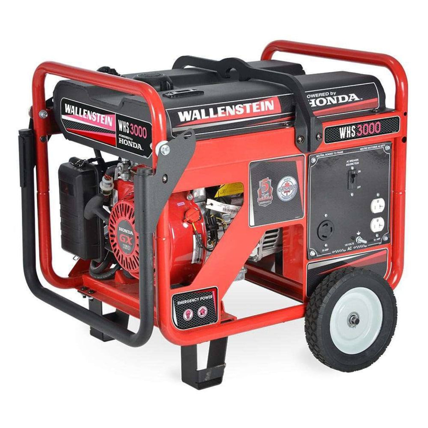 Wallenstein Residential Generator 2500 Watts Honda - WHS3000