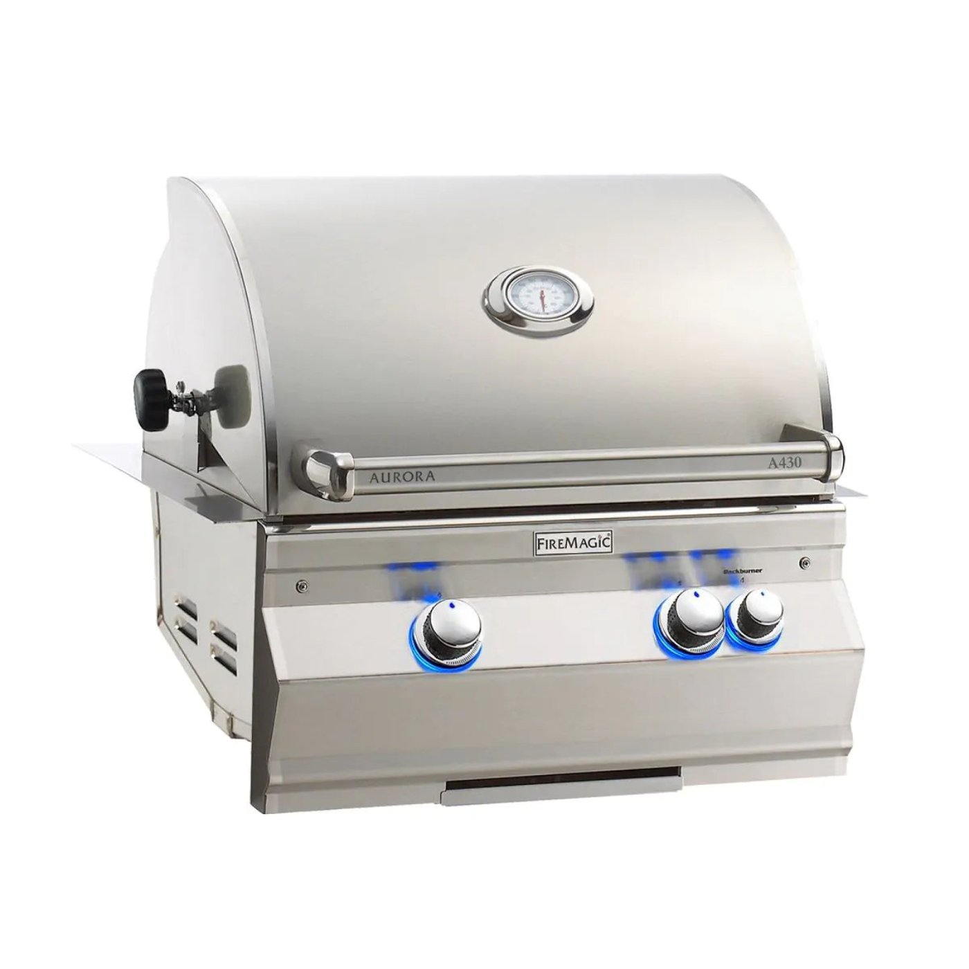 Fire Magic Aurora A430i 24" Natural Gas Built-In Grill w/ 1 Sear Burner and Analog Thermometer - A430I-7LAN