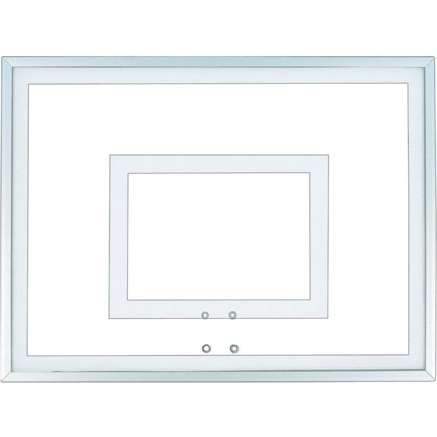 First Team 36" X 48" (3/8" Thick) Framed Acrylic Backboard FT210