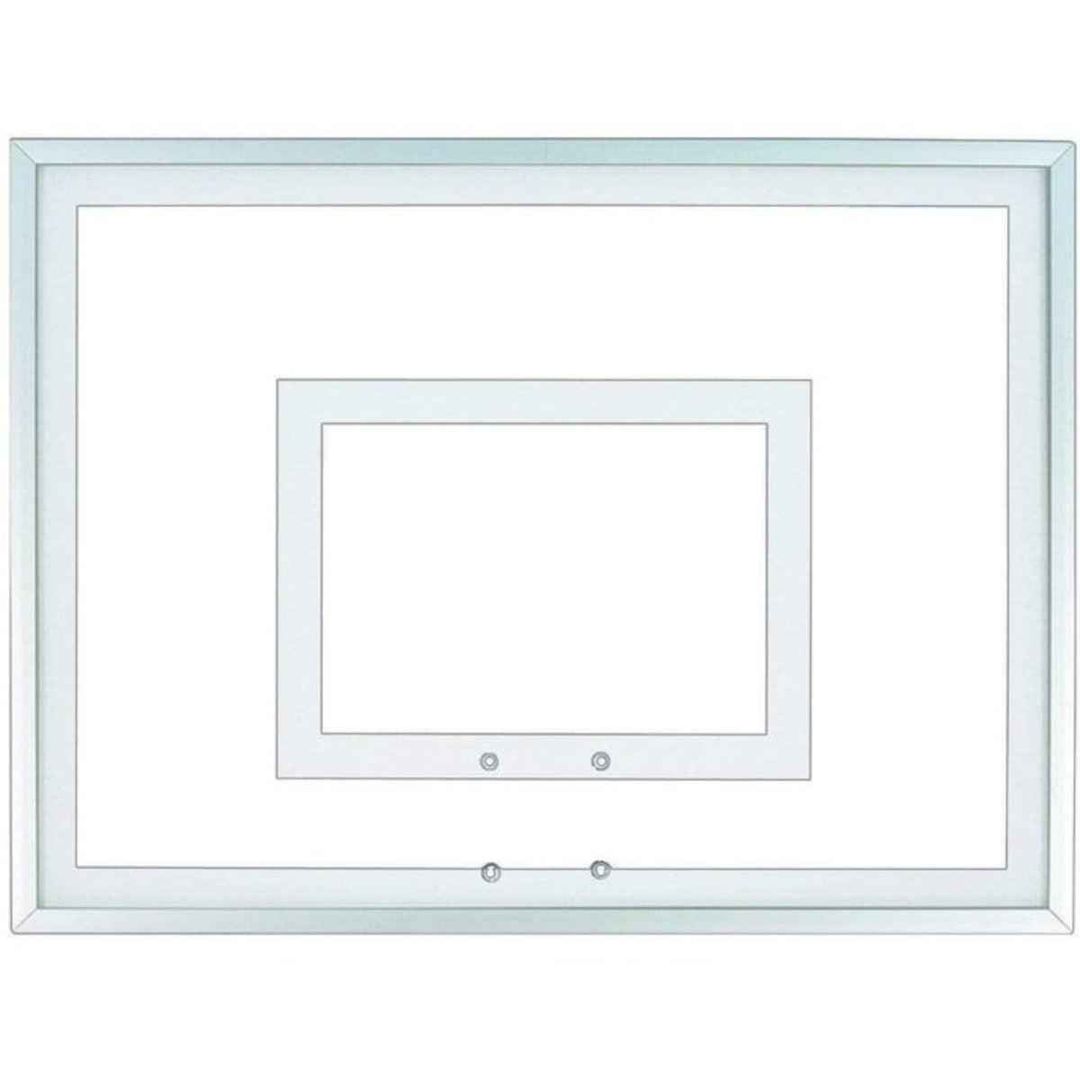 First Team 36" X 54" (1/2" Thick) Framed Acrylic Backboard  - FT215