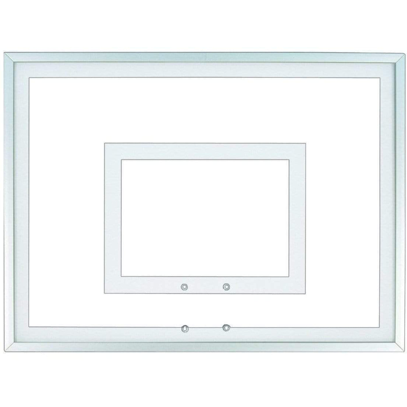 First Team 36" X 54" (1/2" Thick) Framed Acrylic Backboard FT215