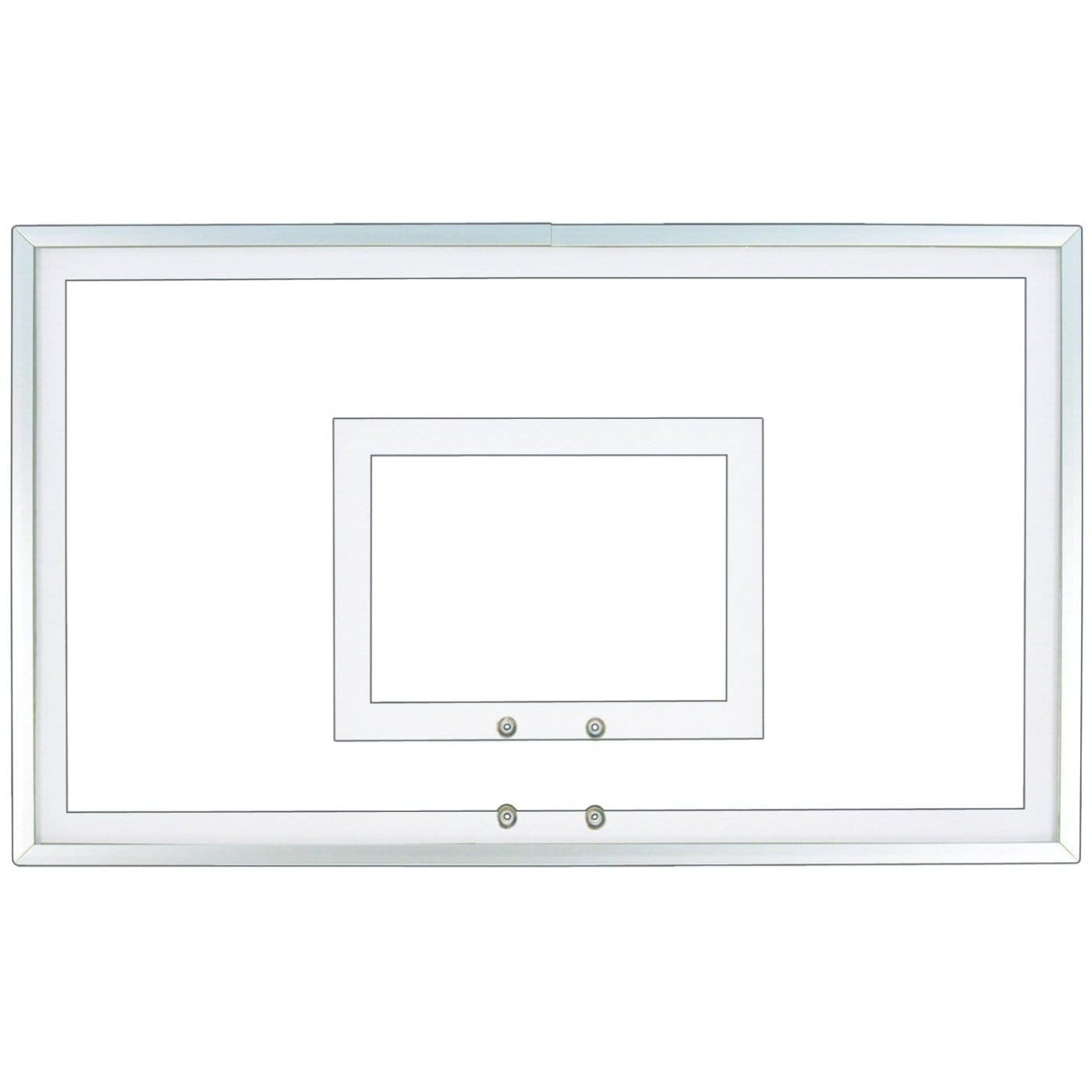 First Team 36" X 60" (1/4" Thick) Tempered Glass Backboard FT221 - FT221