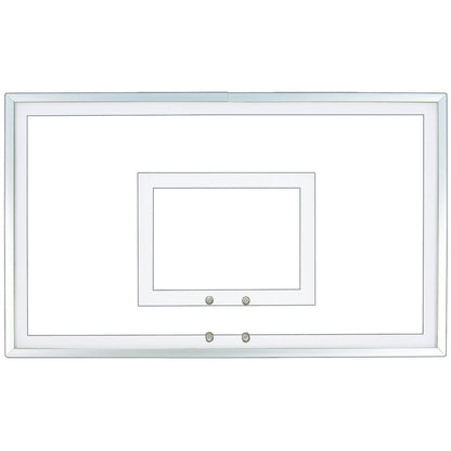First Team 36" X 60" (1/4" Thick) Tempered Glass Backboard FT221 - FT221