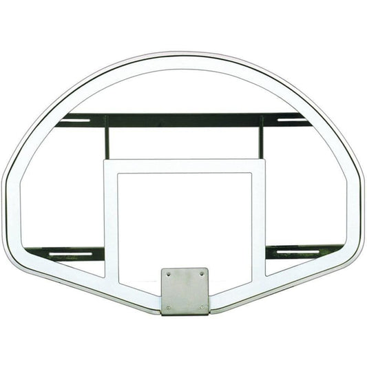 First Team 39" X 54" Fan-Shaped Glass Backboard FT233 - FT233