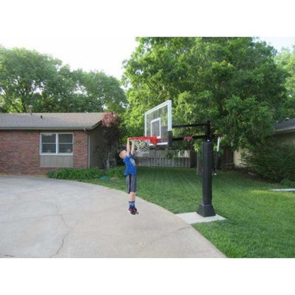 First Team Attack In Ground Adjustable Basketball Goal - Attack II
