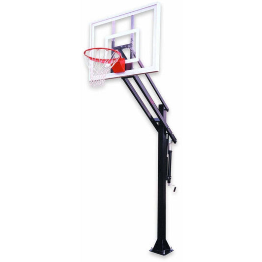 First Team Attack In Ground Adjustable Basketball Goal - Attack II