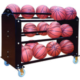 First Team Ball Hog Premium Ball Carrier (Holds 24 Basketballs) - FT24