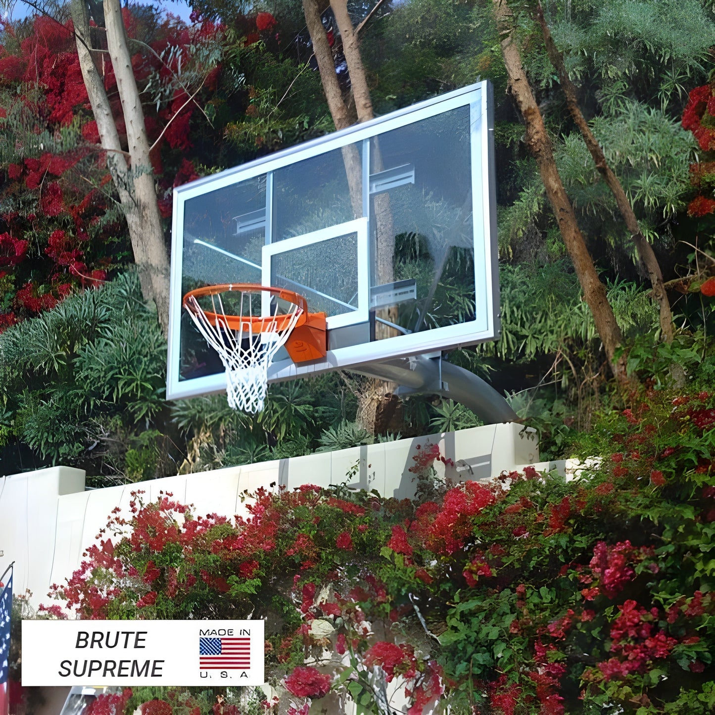 First Team Brute Fixed Height In-Ground Basketball Goal - Brute Extreme