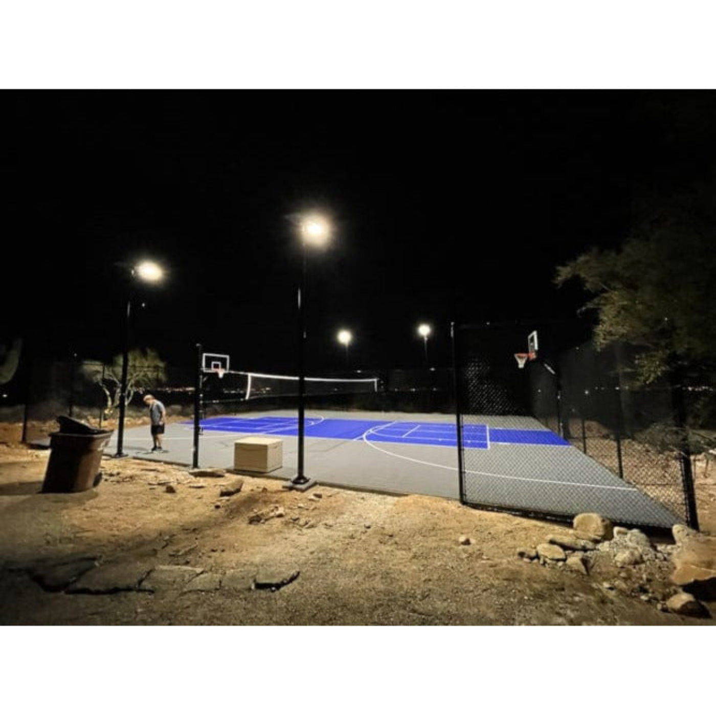 First Team Court Vision Solar Powered Court Light - Courtvision Solar Court Light