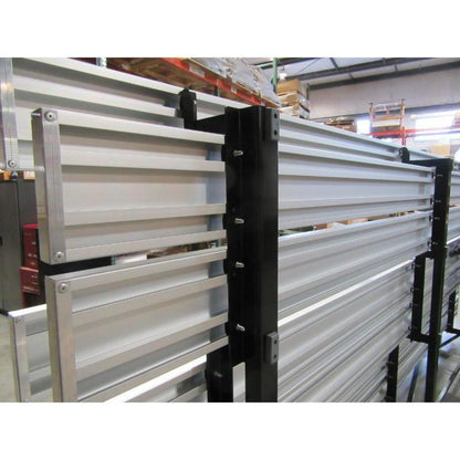 First Team Fanstand Indoor Tip-N-Roll Bleachers - FAN2-1FP-TNR-9