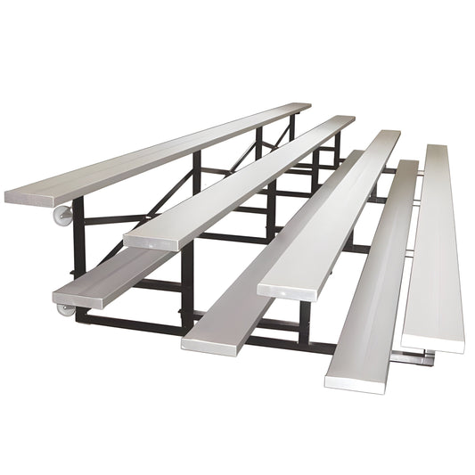 First Team Fanstand Indoor Tip-N-Roll Bleachers - FAN2-1FP-TNR-9