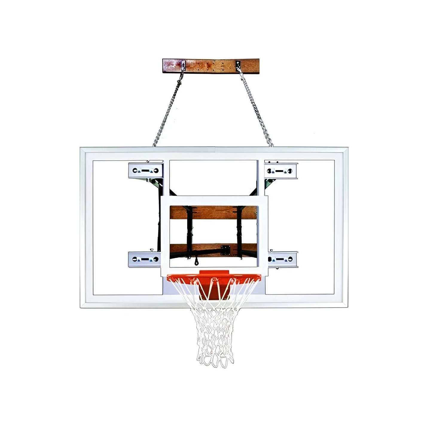 First Team FoldaMount82 Wall Mount Basketball Goal - FoldaMount82 Victory