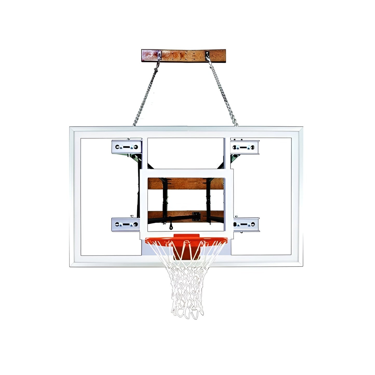 First Team FoldaMount82 Wall Mount Basketball Goal - FoldaMount82 Victory