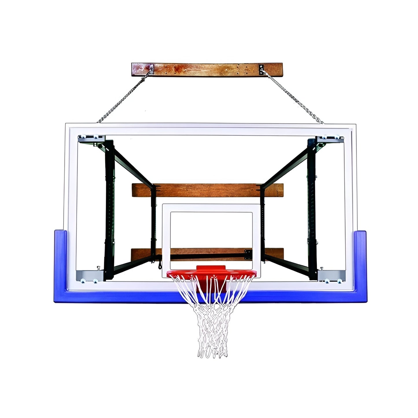 First Team FoldaMount82 Wall Mount Basketball Goal - FoldaMount82 Victory