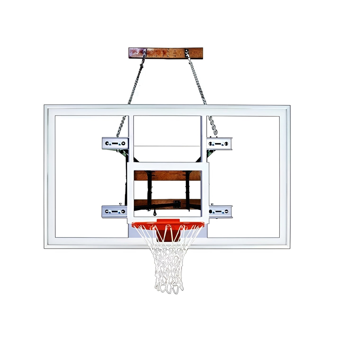 First Team FoldaMount82 Wall Mount Basketball Goal - FoldaMount82 Victory